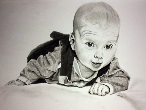 eighth sketch of Oskar